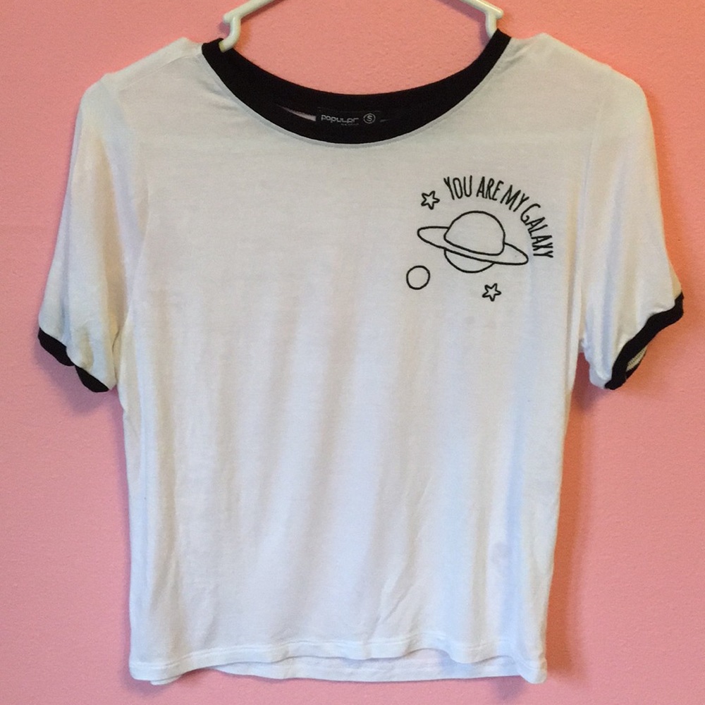 *SPRING SALE* ⭐️ “you are my galaxy” crop tee ⭐️